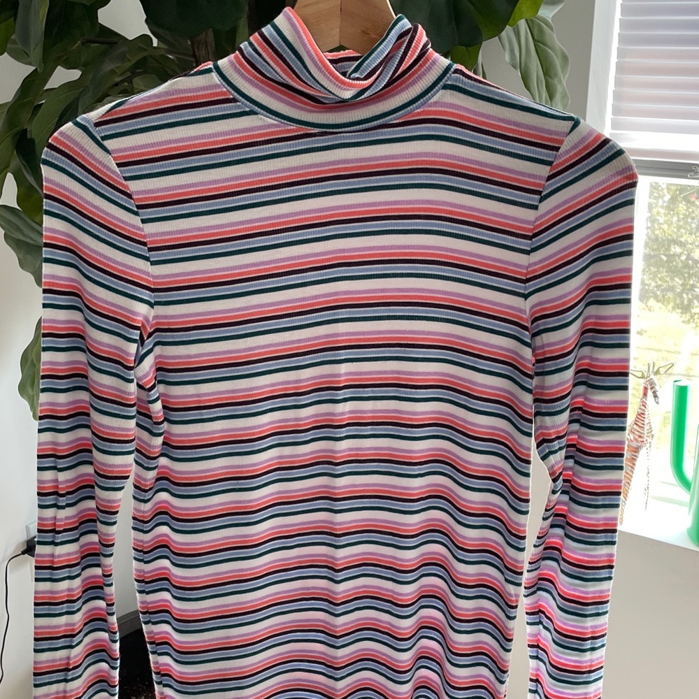 GAP Colorful Striped Knit Top